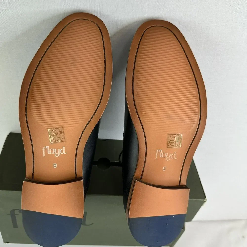 Floyd Lotte Black Men's Oxford‎ Dress Shoes Sz 9